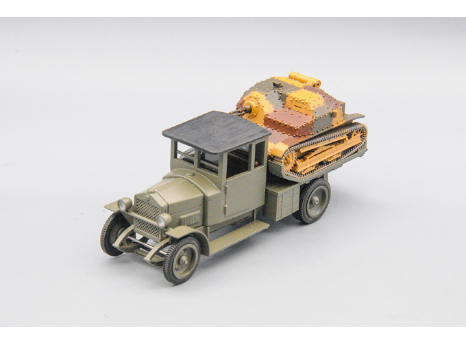 Ursus A грузовик с танкеткой ТКS (1939) Польша