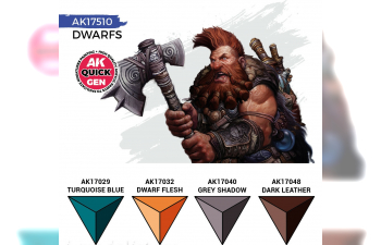 Набор акриловых красок QUICK GEN - Карлики / DWARFS