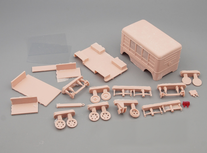 Сборная модель Прицеп-автолавка