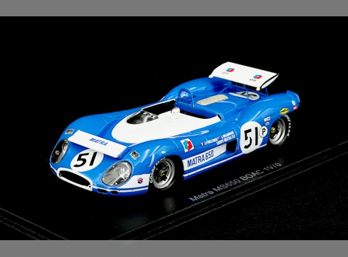 MATRA SIMCA Ms650 №51 Boac (1970) J.Brabham - J.P.Beltoise, Blue White