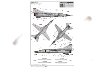 Сборная модель Советский истребитель-бомбардировщик МиГ-23М