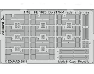 Фототравление Do 217N-1 антенны радара