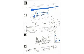Сборная модель U.S.S. SPRUANCE DD-963 (PREMIUM EDITION)