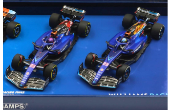 Набор из четырех моделей WILLIAMS FW45 Williams Racing Formula 1 Alex Albon (2023)