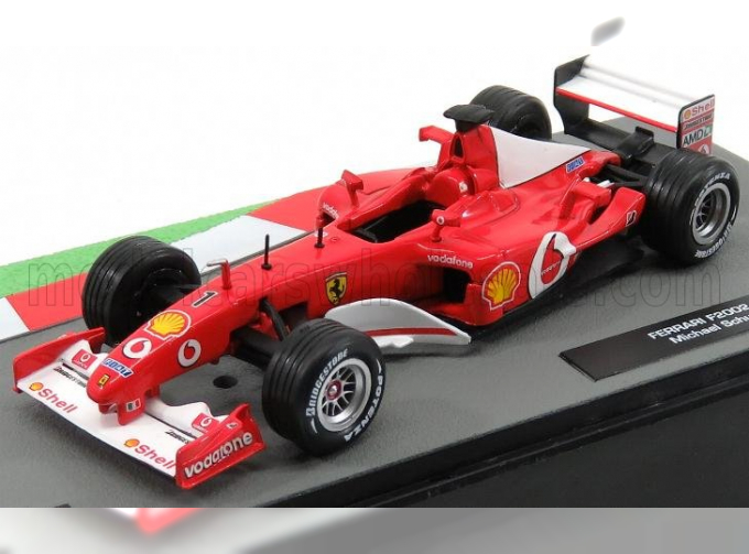 FERRARI F1 F2002 N 1 World Champion Season (2002) Michael Schumacher, Red