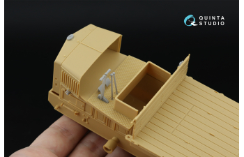 3D Декаль интерьера кабины трактора "Ворошиловец" (Trumpeter) (с 3D-печатными деталями)