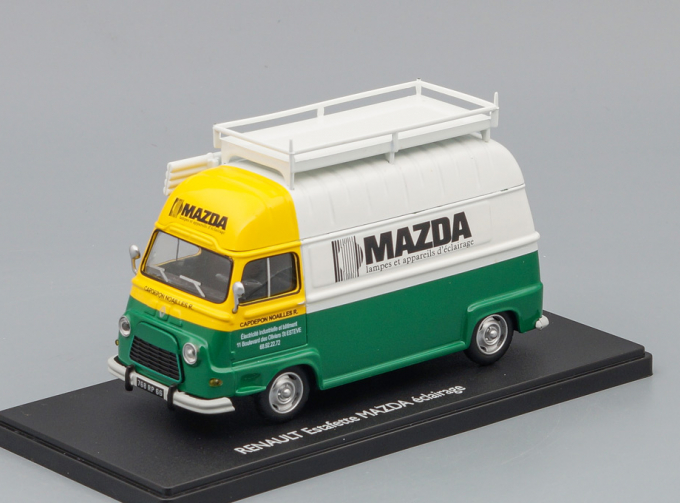 RENAULT Estafette «Mazda eclairage», green / white / yellow