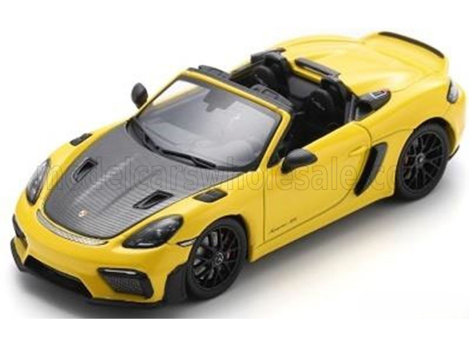PORSCHE 718 (982) Spider RS Cabriolet Open (2023), yellow