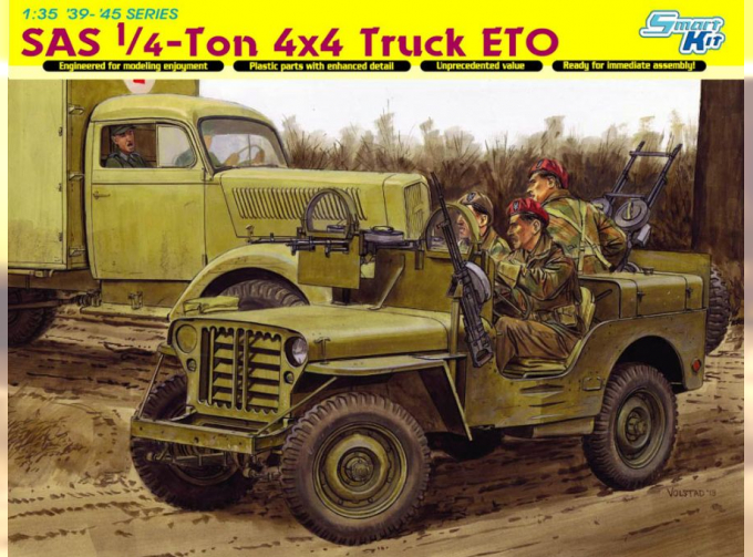 Сборная модель Внедорожник SAS 1/4-Ton Truck ETO