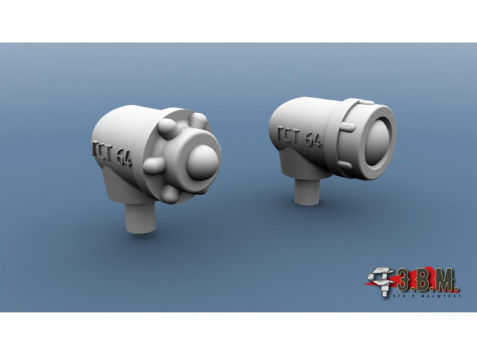 Габаритные огни ГСТ-64 Ранний и поздний тип