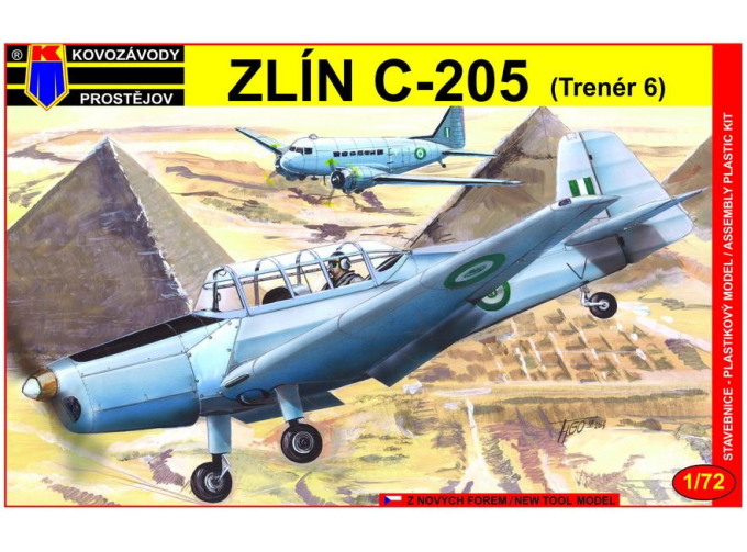 Сборная модель самолета Zlin C-205 (Trener 6)