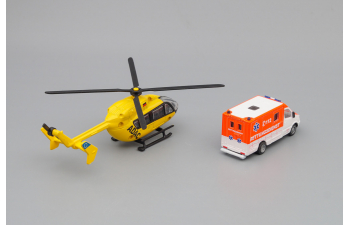 Rescue Service Set, white / orange / yellow