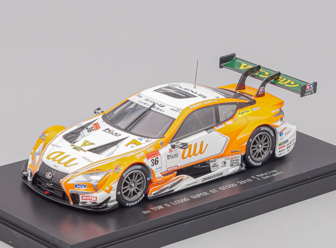 LEXUS LC500 No 36 Super GT 500, Nakajima/Sekiguchi (2018), orange / white