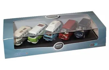 VOLKSWAGEN набор из 5 моделей автомобилей VW Camper (T1/T2/T3/T4/T5)
