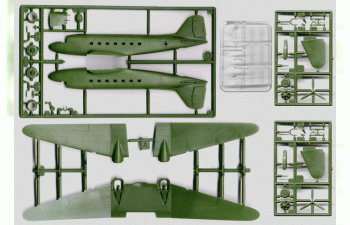 Сборная модель Пассажирский самолет Douglas DC-3