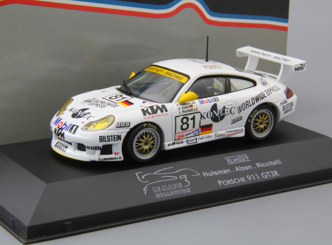 PORSCHE 911 GT3R Huisman / Alzen / Riccitelli Le Mans #81 (1999), blue