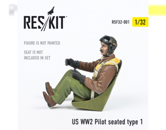 Сидящий пилот времен Второй мировой войны США, тип 1