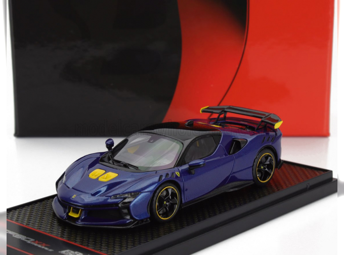 FERRARI Sf90 Xx Stradale (2024), Blu Tour De France - Blue Black Yellow