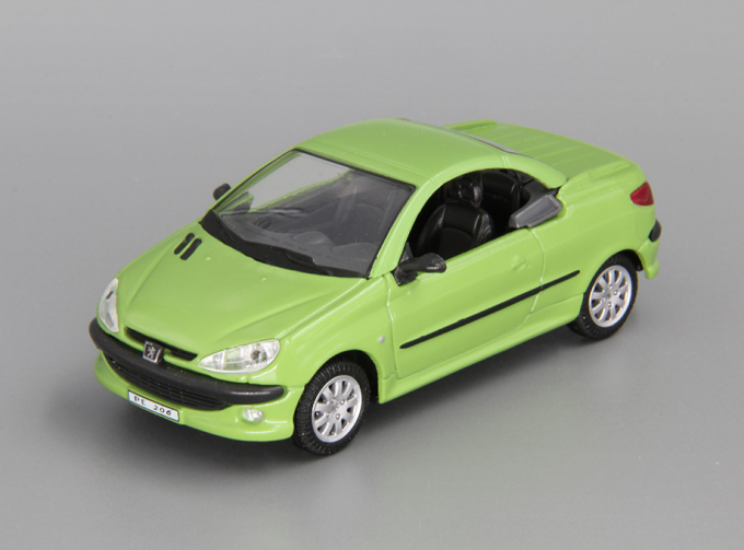 PEUGEOT 206 CC, green