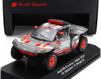 AUDI Rs Q E-tron E2 Team Audi Sport №207 Rally Dakar (2024) Mattias Ekstrom - Emil Bergkvist, Grey Silver Black