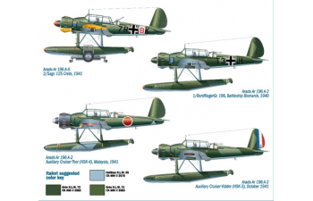 Сборная модель Самолет ARADO AR 196 A - 3