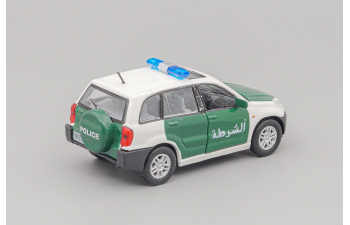 TOYOTA RAV4 Police of Dubai United Arab Emirates, green / white