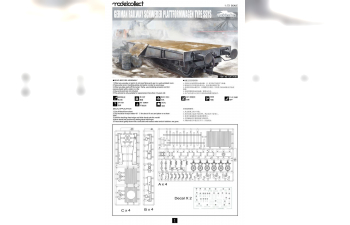 Сборная модель German Railway Schwerer Plattformwagen Type SSys