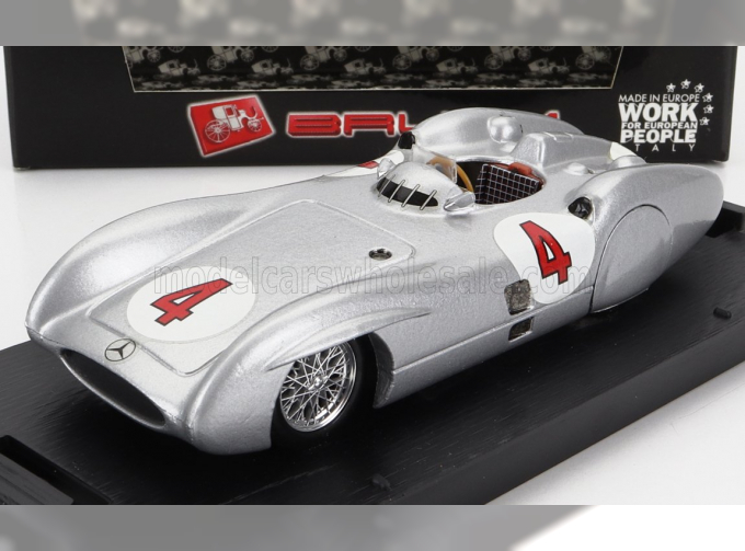 MERCEDES BENZ F1 W196c N 4 Prove Avus 1954 Karl Kling, Silver