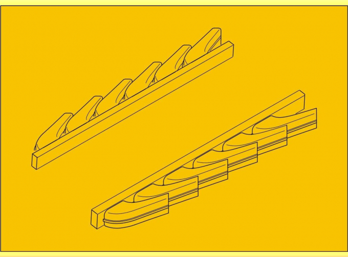 Выхлопные трубы для Bf 109G-6 - Exhausts for Airfix kit