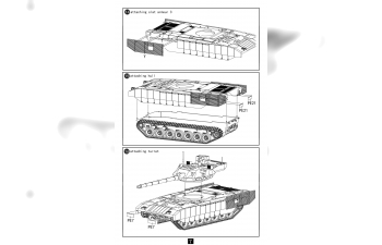 Сборная модель Russian T-14 Armata Main Battle Tank