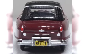 Nash Rambler Custom Landau Convertible (1950), dark red/black