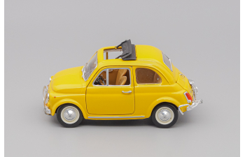 FIAT 500, yellow