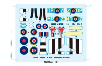 Сборная модель Самолет Hawker Typhoon Mk.IB