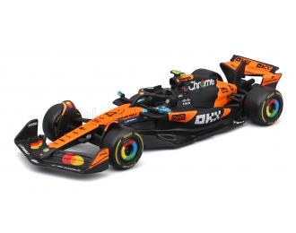 McLAREN F1 Mcl39 Team Mclaren №4 World Champion Season (2025) Lando Norris, Orange Black