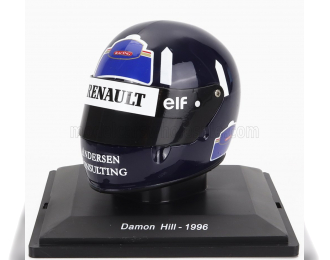 HELMET F1 Casco - Williams Fw18 Renault N5 World Champion Season (1996) Damon Hill, Black Blue