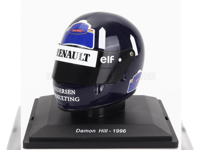 HELMET F1 Casco - Williams Fw18 Renault N5 World Champion Season (1996) Damon Hill, Black Blue