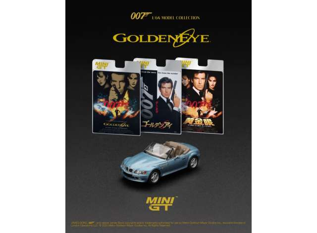 BMW Z3 *GOLDENEYE* English Blister Packaging, blue 1995