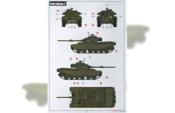 Сборная модель Centurion Tank Mk.5/1-4.RTR