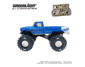 Ford F-250 Monster Truck Garbage Pail Kids 40th Anniversary *Kings of Crunch Series 6* (1976), blue
