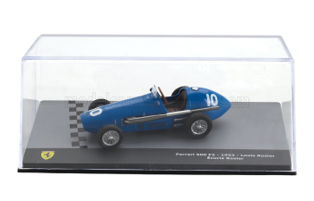 FERRARI F1 500 F2 №10 Season (1953) Louis Rosier - Con Vetrina - With Showcase, Blue