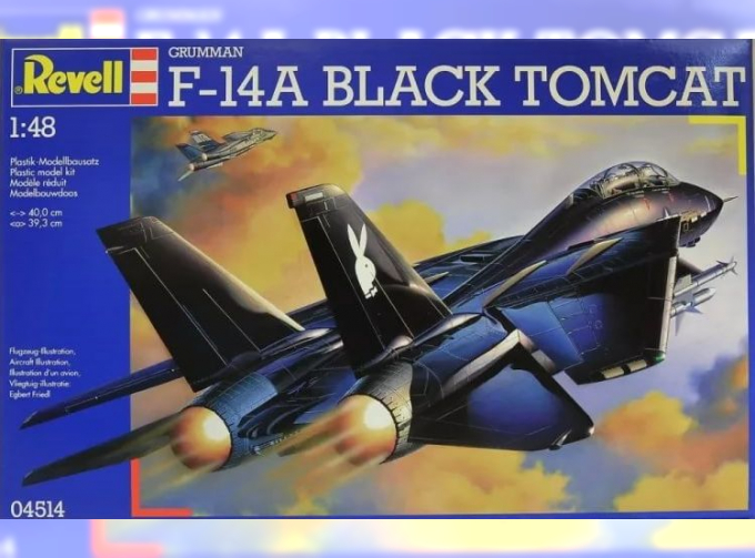 Сборная модель Американский истребитель Grumman F-14A Black Tomcat