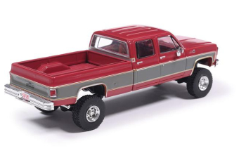 GMC Sierra K2500 Crew Cab Pick-Up (1977), red metallic / silver