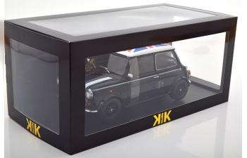 MINI Cooper LHD, black white Union Jack