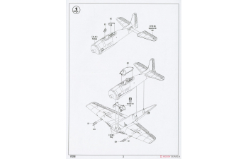 Сборная модель истребитель F8F-1B Bearcat