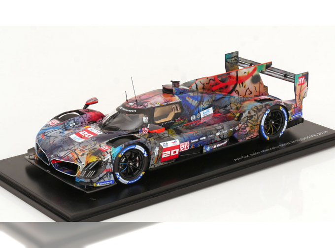 BMW M Hybrid V8 No 20  24h Le Mans  Art Car Julie Mehretu, Frijns/Rast/van der Linde (2024)