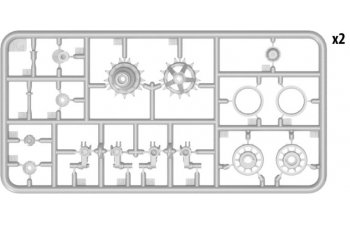 Сборная модель Аксессуары T-62 WHEELS SET