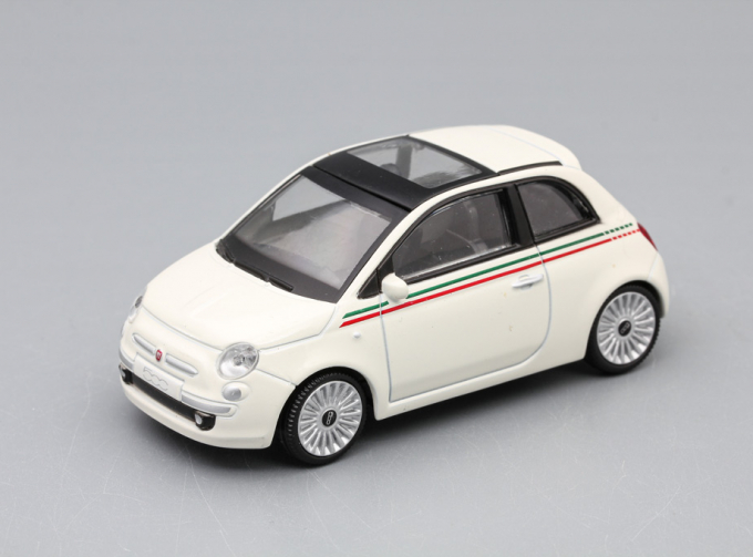 FIAT 500 Abarth, white