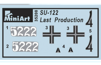 Сборная модель САУ 122 (Last Production) INTERIOR KIT