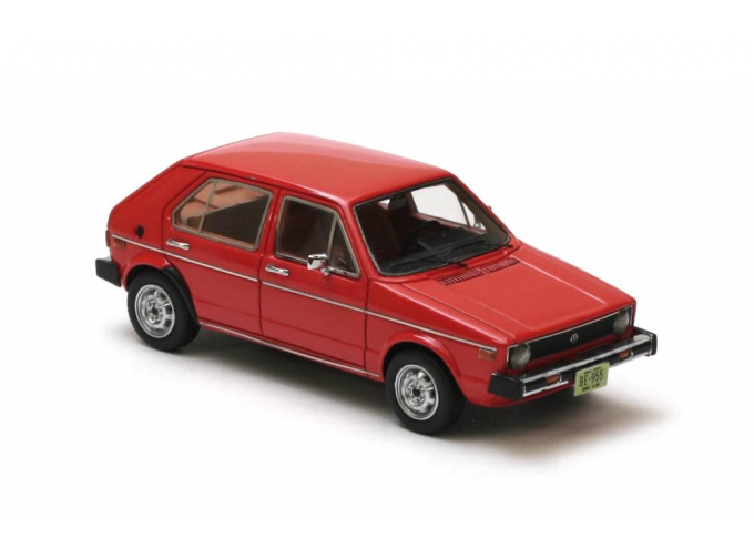 VOLKSWAGEN Rabbit 4-door (1975), red