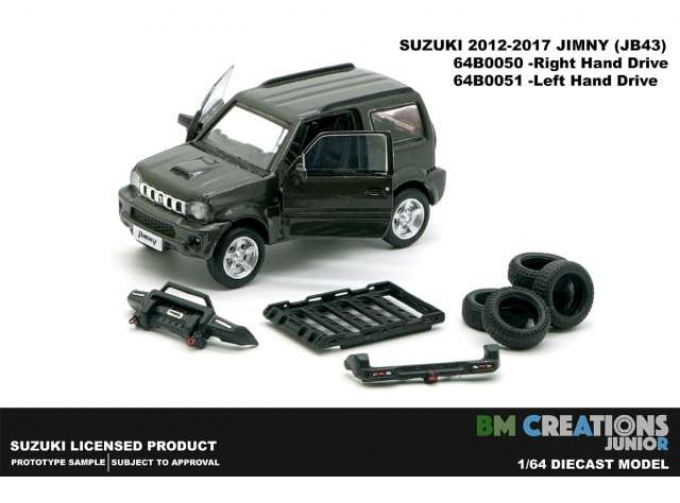 SUZUKI Jimny JB43 LHD (1998), dark grey